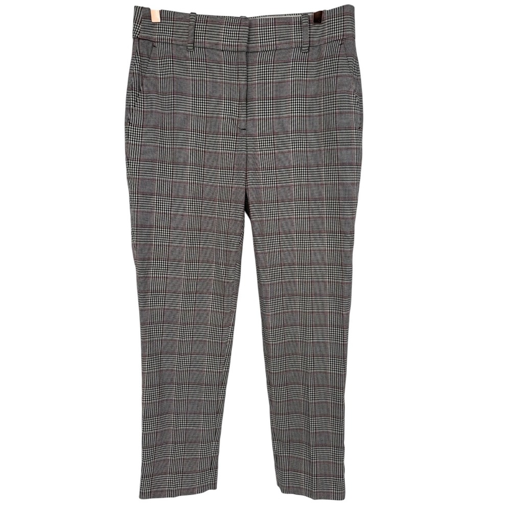 J.Crew‎ 365 Women's Plaid Trouser Pants Size 6 Career Office Preppy Academia